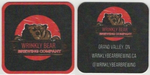 beer coaster from York Brewing ( ON-WRIN-2 )