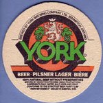 beer coaster from Yorkville Brewery ( ON-YORK-1 )