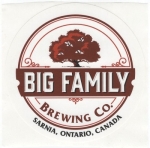 beer sticker from Big Rig Kitchen and  Brewery ( ON-BIGF-STI-2 )