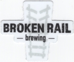 beer sticker from Broken Stick Brewing Co. ( ON-BROE-STI-1 )