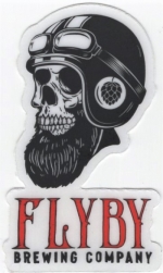 beer sticker from Flying Monkeys Craft Brewery  ( ON-FLYB-STI-2 )