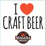 beer sticker from Niagara College Teaching Brewery ( ON-NIAA-STI-1 )