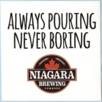 beer sticker from Niagara College Teaching Brewery ( ON-NIAA-STI-2 )