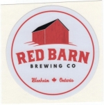 beer sticker from Red Circle Brewing Co. ( ON-REDB-STI-1 )