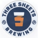 beer sticker from Tobermory Brewing Co. and Grill, ( ON-THRE-STI-1 )