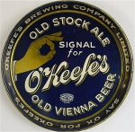 beer tray from Old Comrades Brewery Ltd. ( ON-OKEE-TRY-2 )