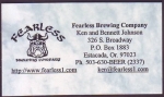 beer business card and similar from Ferment Brewing Co.  ( OR-FEAR-BIZ-1 )