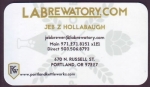 beer business card and similar from Labyrinth Forge Brewing Co. ( OR-LCBL-BIZ-1 )