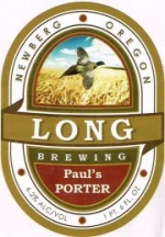 beer label from Long Timber Brewing Co. ( OR-LONB-LAB-4 )