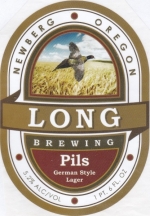 beer label from Long Timber Brewing Co. ( OR-LONB-LAB-5 )