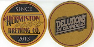 beer coaster from Homegrown Public House & Brewery ( OR-HERM-2 )