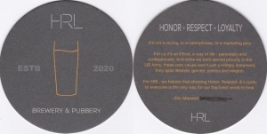 beer coaster from Immersion Brewing Co.  ( OR-HRLB-1 )