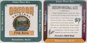 beer coaster from Oregon Brewing Co ( OR-OAB-5 )