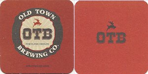 beer coaster from Old World Pub & Brewery ( OR-OLDT-1 )