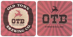 beer coaster from Old World Pub & Brewery ( OR-OLDT-2 )