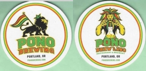 beer coaster from Porter Brewing Co.  ( OR-PONO-1 )