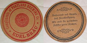 beer coaster from Portland U-Brew & Unicorn Brewing ( OR-PRTL-5 )