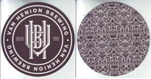 beer coaster from Vanguard Brewing Co. ( OR-VANH-2 )