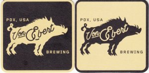 beer coaster from Walkabout Brewing ( OR-VONE-1 )