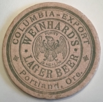 beer coaster from Hermiston Brewing & Nookies Restaurant ( OR-WEIN-1 )