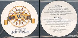 beer coaster from Wm. Roesch Brewing Co. ( OR-WILLV-1 )