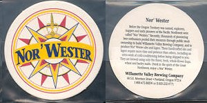 beer coaster from Wm. Roesch Brewing Co. ( OR-WILLV-2 )