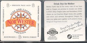 beer coaster from Wm. Roesch Brewing Co. ( OR-WILLV-5 )