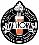 beer sticker from HRL Brewery & Pubbery ( OR-HORN-STI-1 )