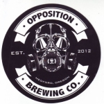 beer sticker from Ordnance Brewing Co.  ( OR-OPPO-STI-1 )