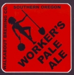 beer sticker from War and Leisure Brewing, LLC ( OR-WALK-STI-2 )