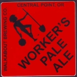 beer sticker from War and Leisure Brewing, LLC ( OR-WALK-STI-7 )