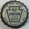 beer crown cap from Union Brewing Co. ( PA-UNEW-CAP-1 )