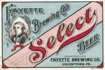 beer label from Fegley