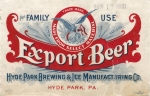 beer label from Imprint Beer Co ( PA-HYDE-LAB-1 )