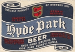 beer label from Imprint Beer Co ( PA-HYDE-LAB-2 )