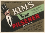 beer label from Imprint Beer Co ( PA-HYDE-LAB-5 )