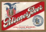 beer label from Lutz, D., & Son, Brewing Co. ( PA-LOYA-LAB-2 )