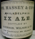 beer label from Mauch Chunk Brewing Co. ( PA-MASS-LAB-1 )