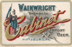 beer label from Wallenpaupack Brewing Co. ( PA-WAIN-LAB-1 )