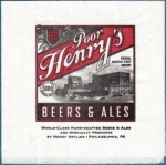 beer napkin from Hidden Key Brewing Company ( PA-HENR-NAP-1 )