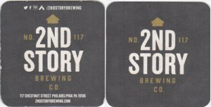 beer coaster from 2SP Brewing Co ( PA-2ND-1 )