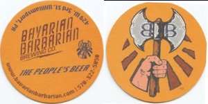 beer coaster from Bay Brewing Co. ( PA-BBB-1 )