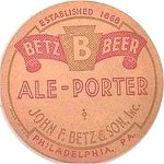 beer coaster from BierHall Brewing Co ( PA-BETZ-1 )