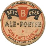 beer coaster from BierHall Brewing Co ( PA-BETZ-2 )