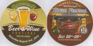 beer coaster from Belmont Ale Brewery Co. ( PA-BEWI-2013 )