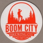 beer coaster from Böser Geist Brewing Co. ( PA-BOOM-2 )