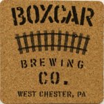 beer coaster from Boyertown Brewing Co ( PA-BOX-1 )