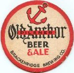 beer coaster from Bradford Brewing Co. (Beer Corporation) ( PA-BRAC-2 )