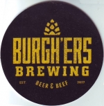 beer coaster from Bushkill Products Co ( PA-BURG-2 )