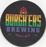 beer coaster from Bushkill Products Co ( PA-BURG-4 )